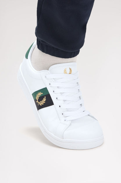 FRED PERRY B721 LEATHER/TAPE SHOES