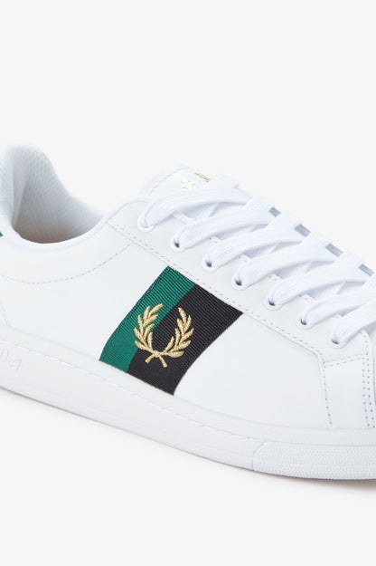 FRED PERRY B721 LEATHER/TAPE SHOES