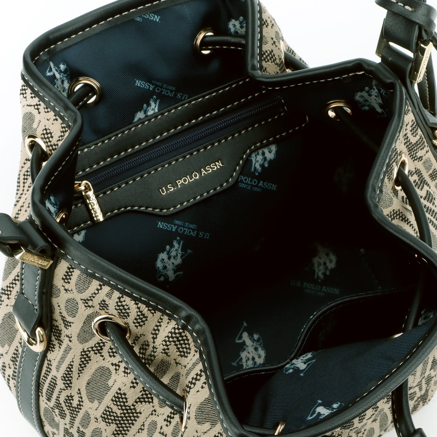 U.S POLO ASSN WOMAN JACQUARD CROSSBODY BAG
