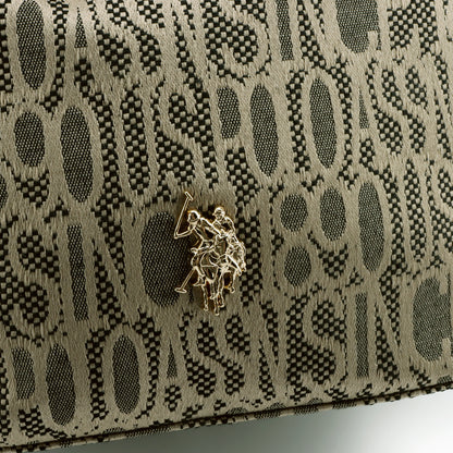 U.S POLO ASSN WOMAN JACQUARD CROSSBODY BAG