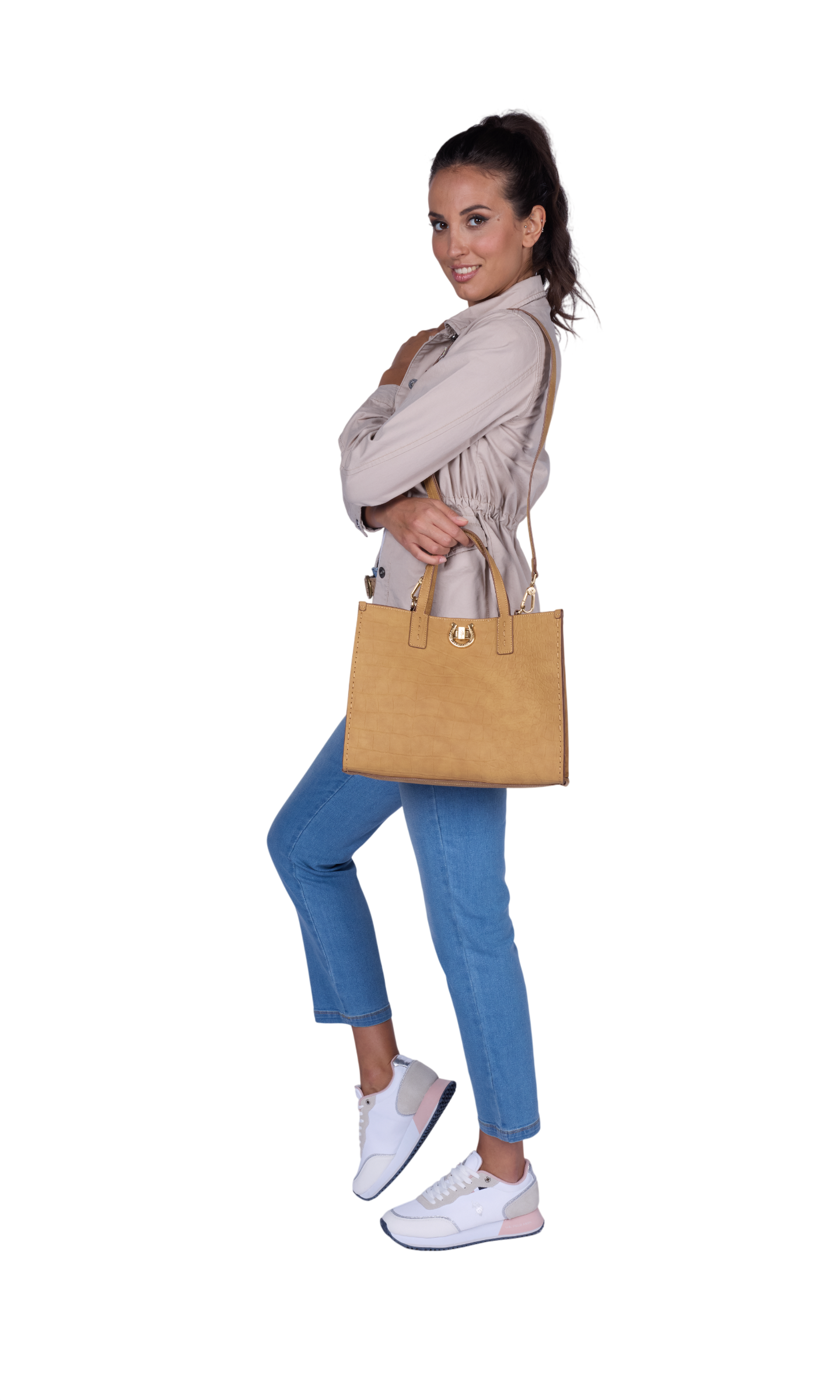 U.S POLO ASSN WOMAN MIDDLETON SET 2 BAGS