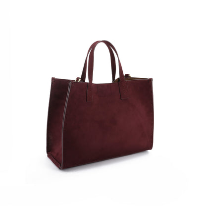 U.S POLO ASSN WOMAN MIDDLETTON SUEDE SHOPPER BAG