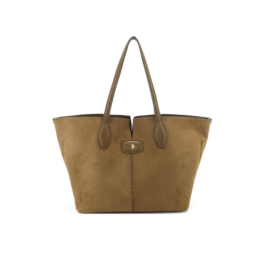 U.S POLO ASSN WOMAN CHESTNUT SHOULDER BAG