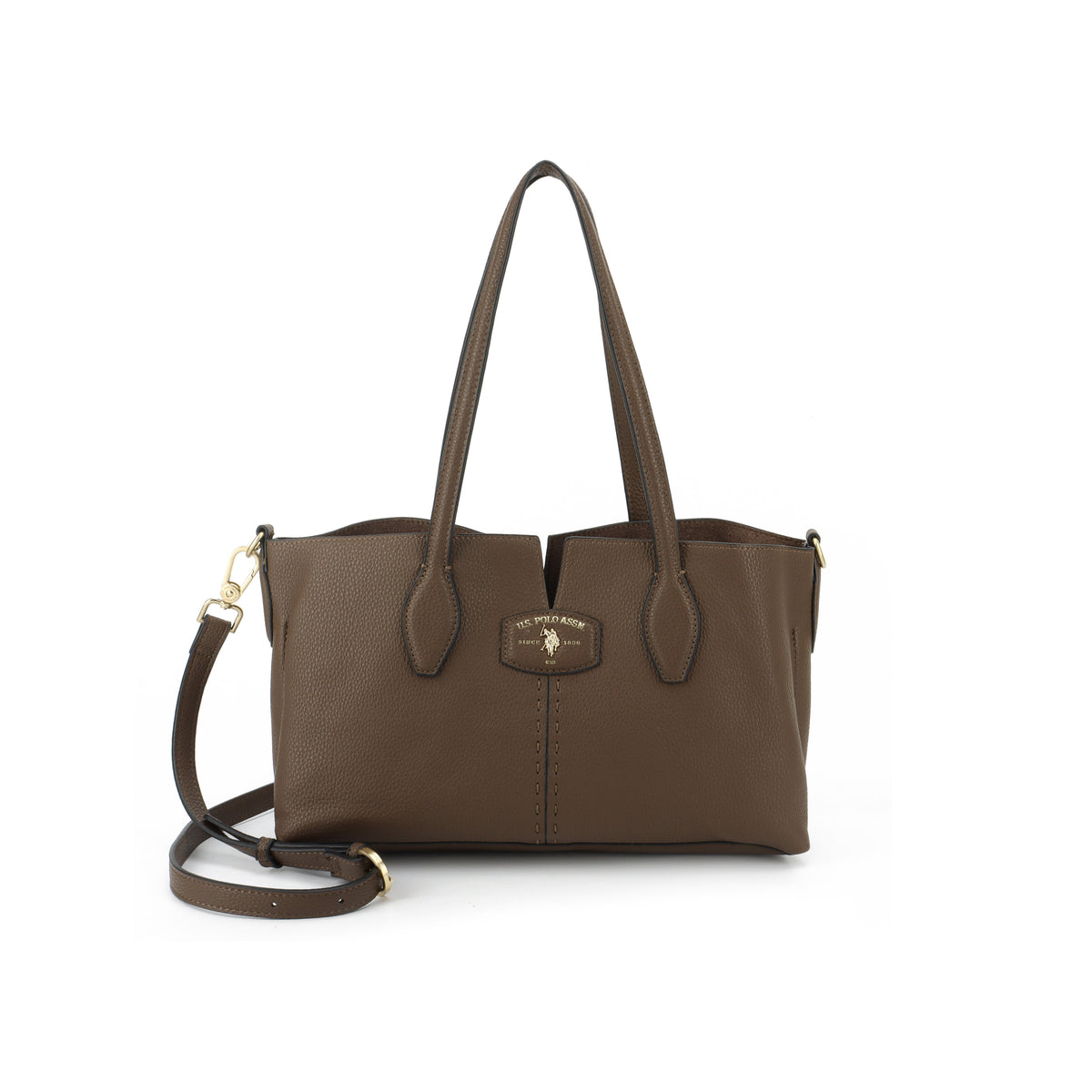 U.S POLO ASSN WOMAN CHESTNUT SHOULDER BAG