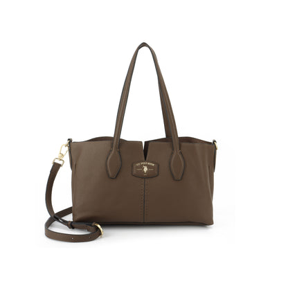 U.S POLO ASSN WOMAN CHESTNUT SHOULDER BAG