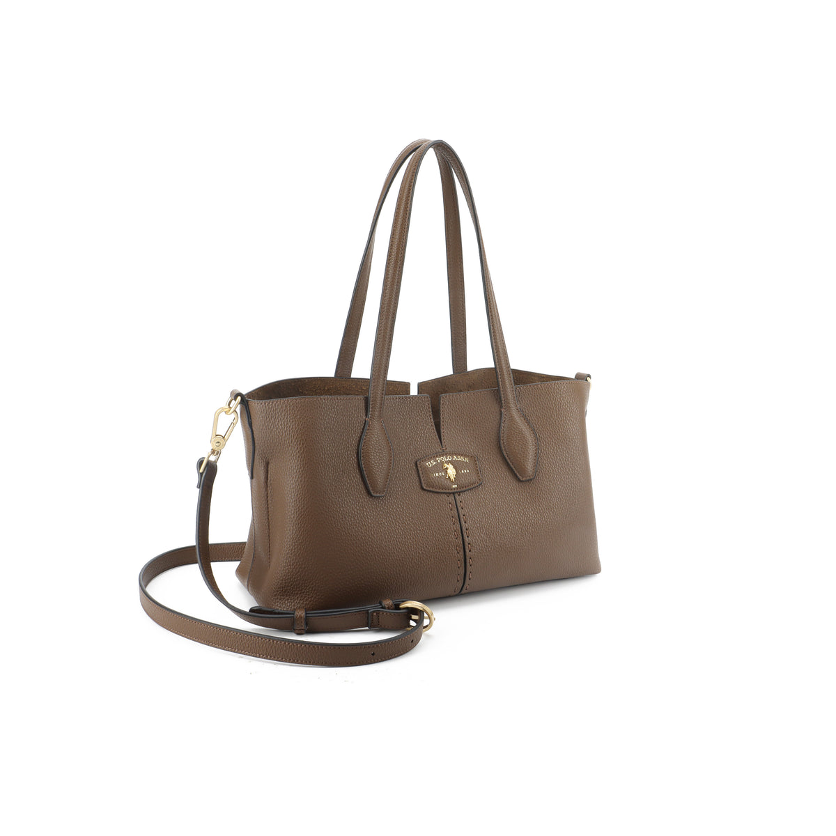 U.S POLO ASSN WOMAN CHESTNUT SHOULDER BAG