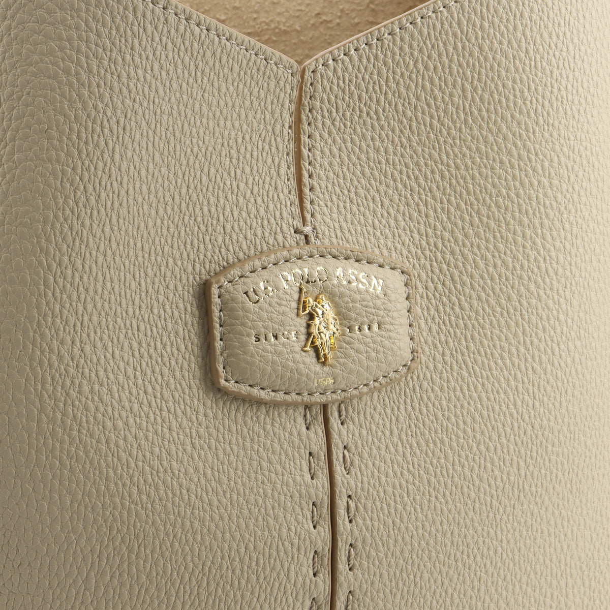 U.S POLO ASSN WOMAN CHESTNUT LEATHER SHOULDER BAG