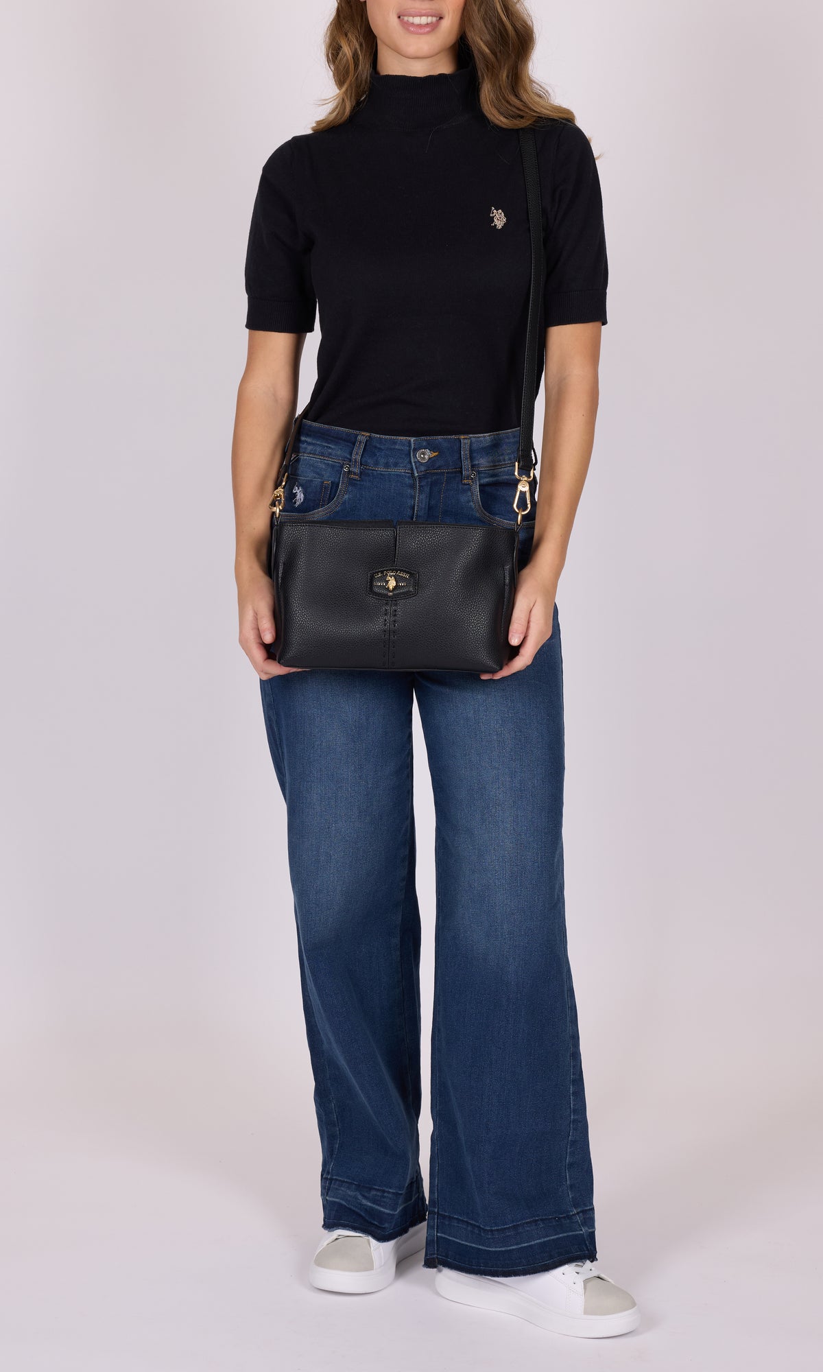 U.S POLO ASSN WOMAN CHESTNUT CROSSBODY BAG