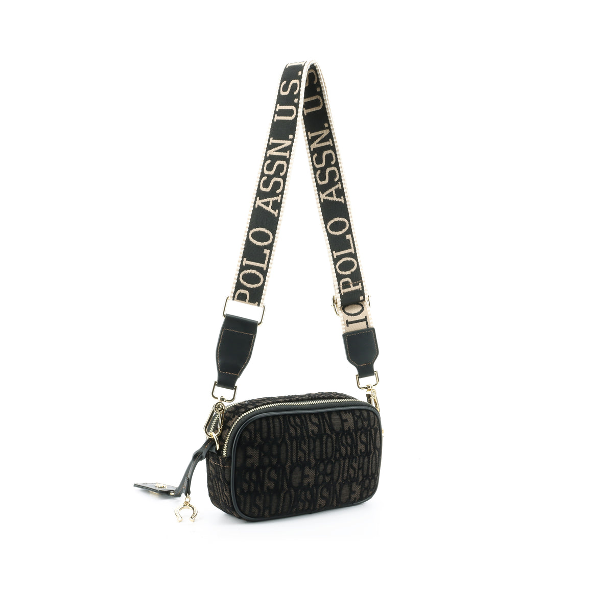 U.S POLO ASSN WOMAN JACQUARD CROSSBODY BAG
