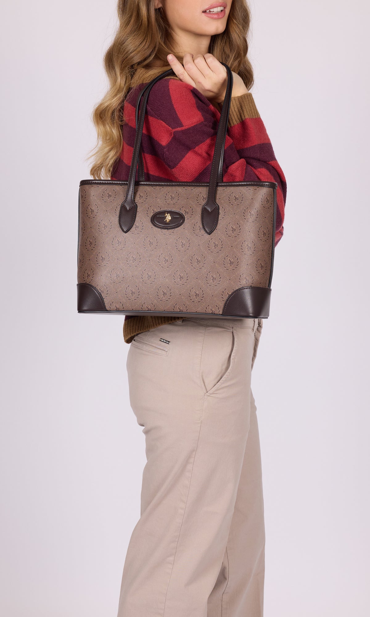 U.S POLO ASSN WOMAN NEW HAMPTON SHOPPER BAG