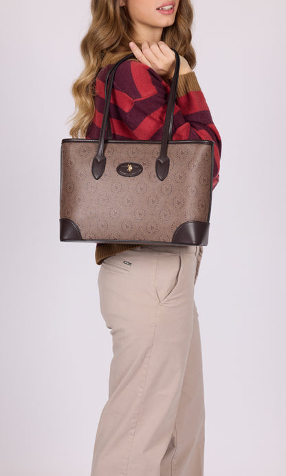 U.S POLO ASSN WOMAN NEW HAMPTON SHOPPER BAG