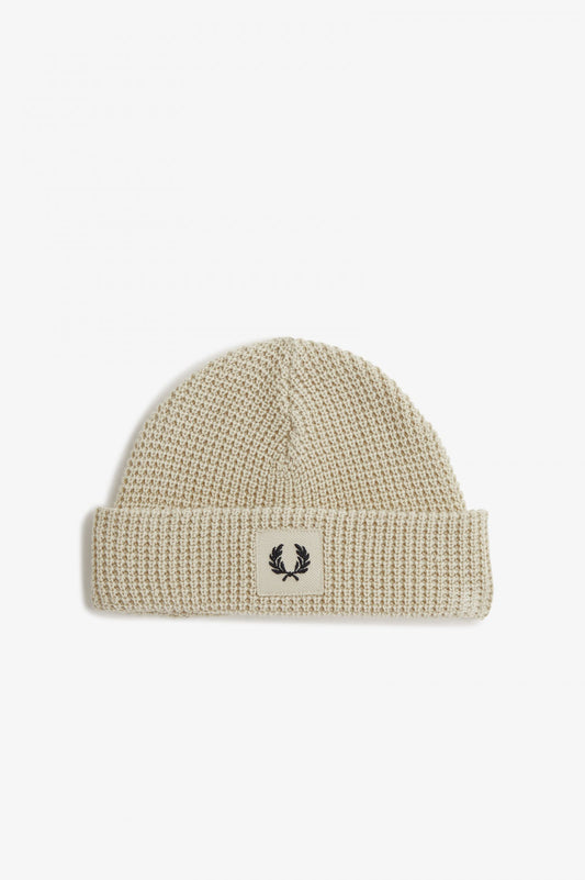FRED PERRY WAFFLE KNIT BEANIE