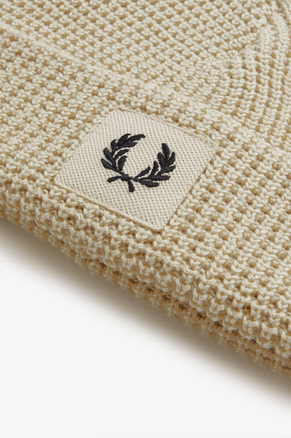 FRED PERRY WAFFLE KNIT BEANIE