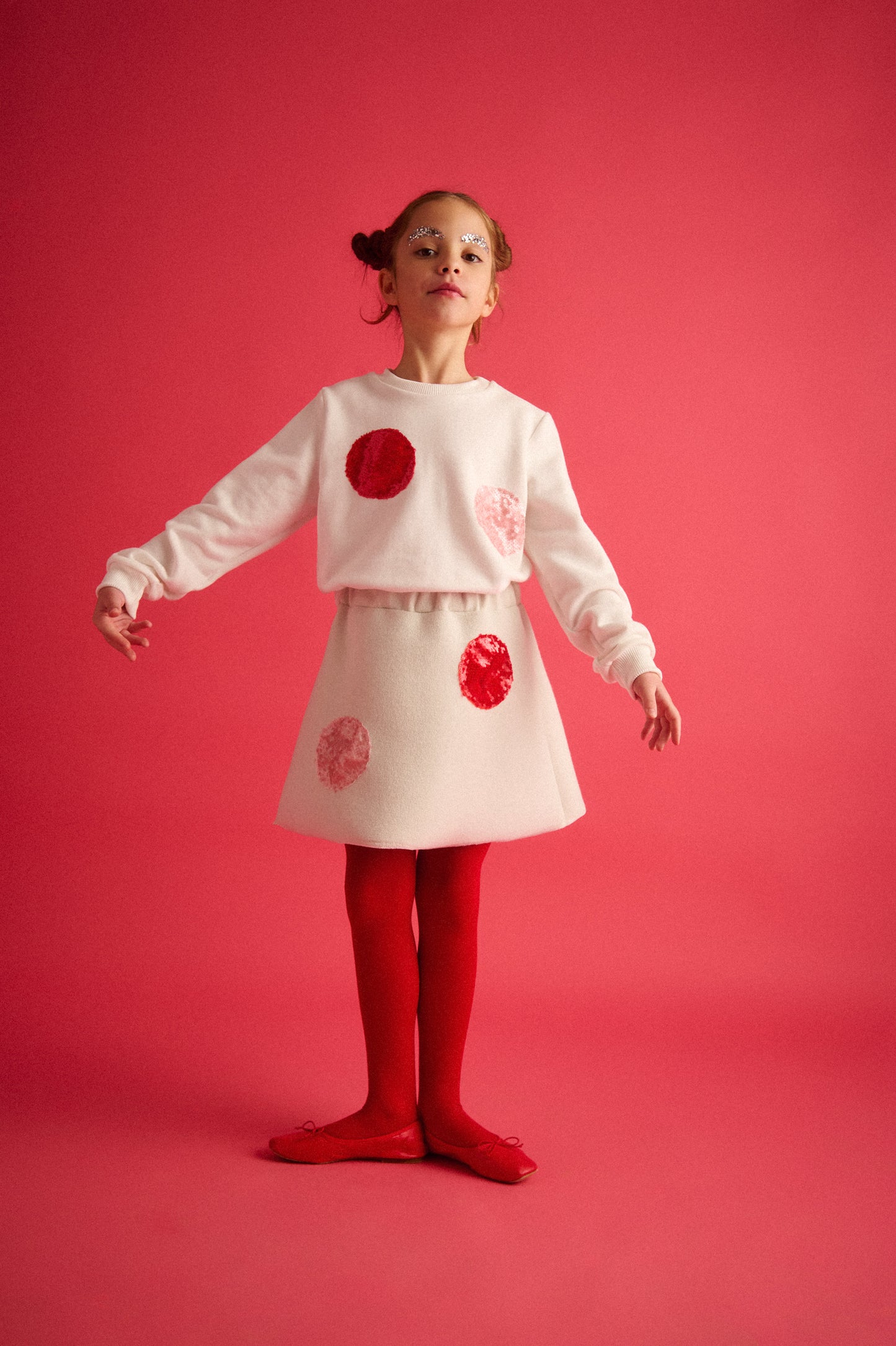 TWO IN A CASTLE CANDY SHOP POLKA DOTS SKIRT