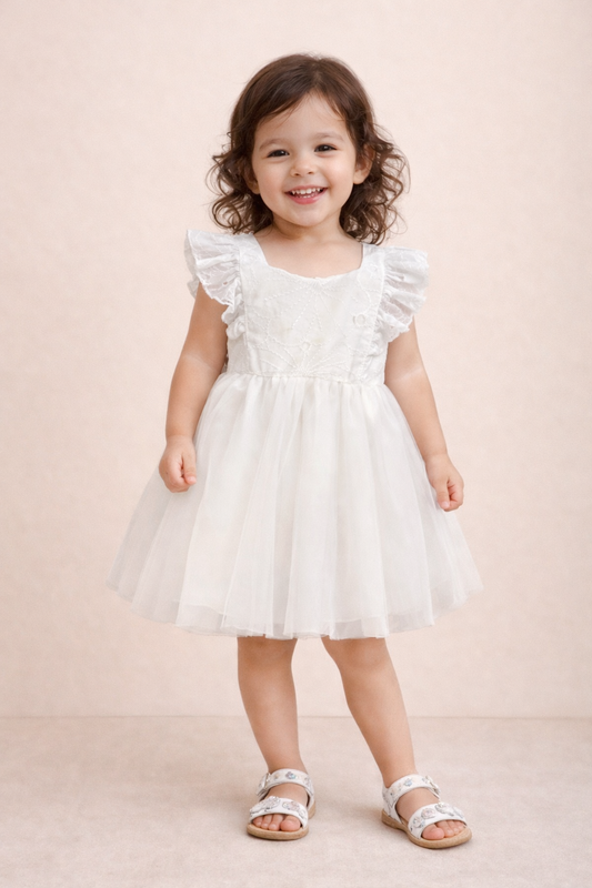 SWEET BABY LACE TULLE DRESS