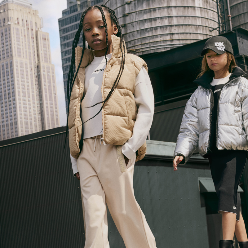DKNY KIDS WATER-REPELLENT SLEEVELESS DOWN JACKET