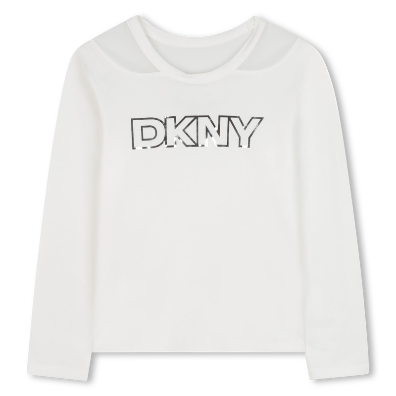 DKNY KIDS EMBROIDERY T SHIRT