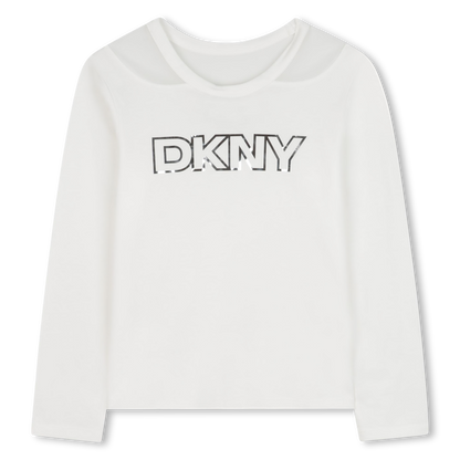 DKNY KIDDS EMBROIDERY T SHIRT