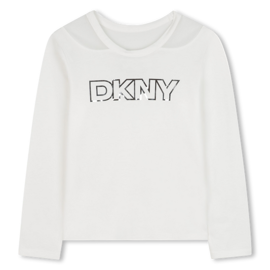 DKNY KIDDS EMBROIDERY T SHIRT