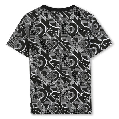 DKNY KIDS ALLOVER LOGO T SHIRT