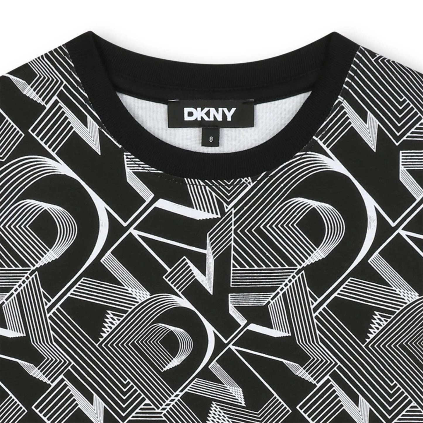 DKNY KIDS ALLOVER LOGO T SHIRT