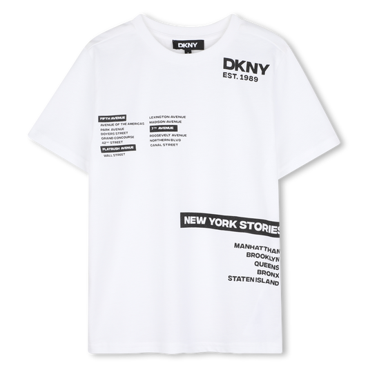 DKNY KIDS T SHIRT & SHORT SET
