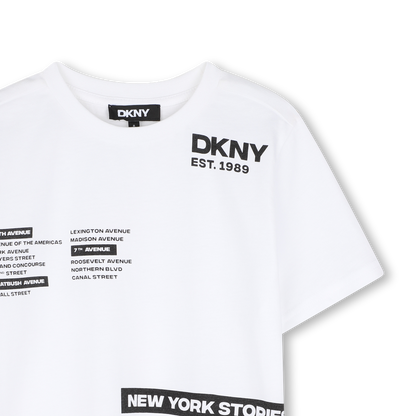 DKNY KIDS T SHIRT & SHORT SET