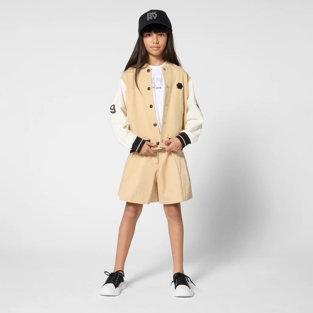 DKNY GIRLS PLEATED SHORT
