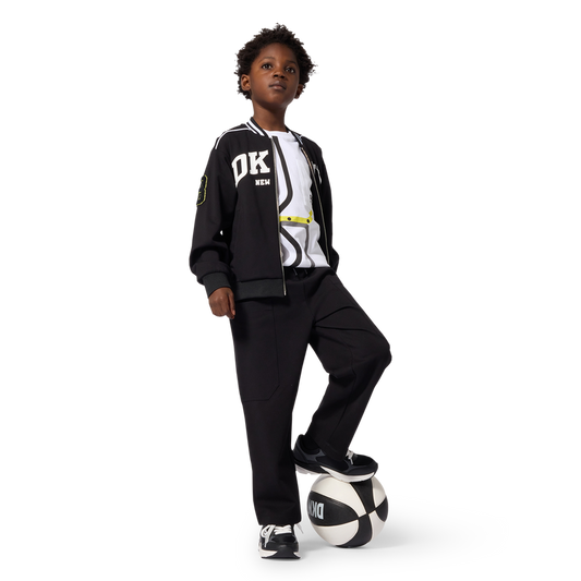 DKNY KIDS SS STRIPES T SHIRT