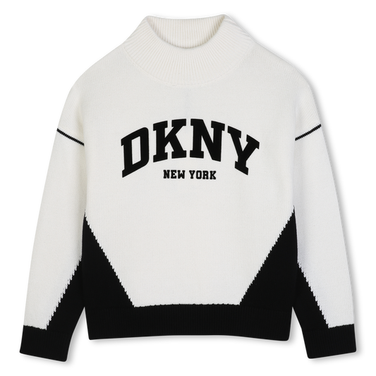 DKNY KIDS MINI ME TURTLE NECK SWEATER