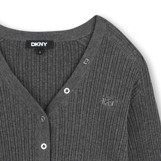 DKNY GIRLS KNITTED CARDIGAN