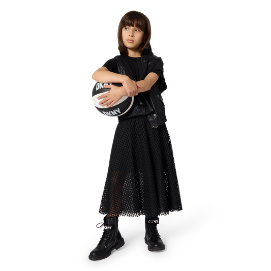 DKNY GIRLS SLEEVELESS JACKET