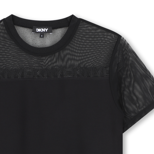 DKNY GIRLS LOOSE FIT T SHIRT