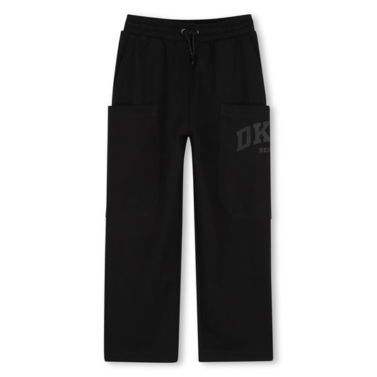 DKNY CHILDREN'S SPORTS PANTS WITH LARGE POCKETS
