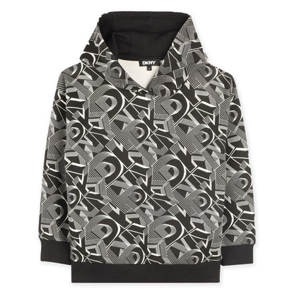 DKNY KIDS ALLOVER LOGO HOODY