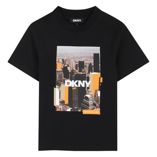 DKNY KIDS GRAPHIC LOGO T SHIRT