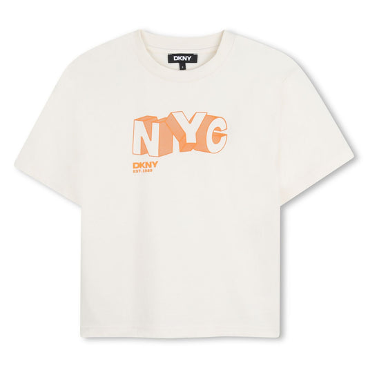 DKNY KIDS GRAPHIC LOGO T SHIRT