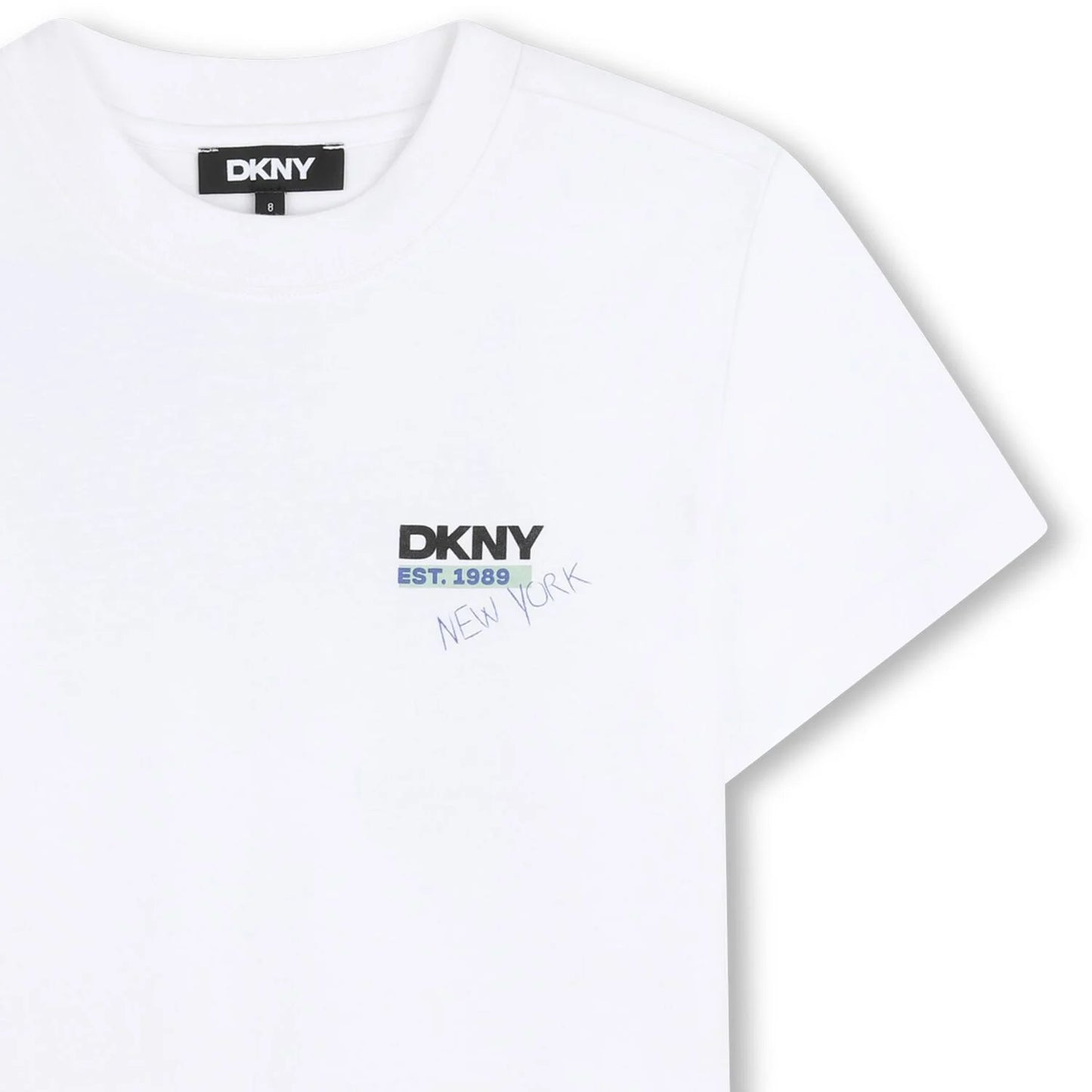 DKNY KIDS BACK PRINT LOGO T SHIRT