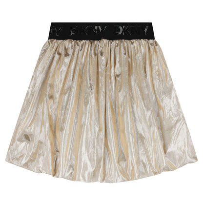 DKNY GIRLS GOLD BUBBLE SKIRT