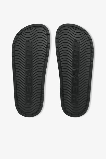 PEGADOR SUNA BLACK SLIDES