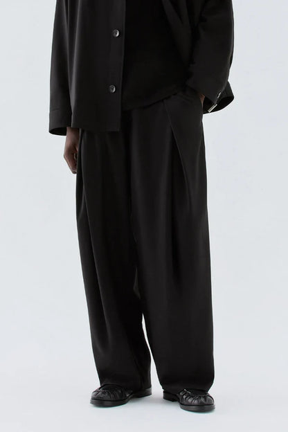 IM BRIAN PLEATED WIDE LEG SMART TROUSER