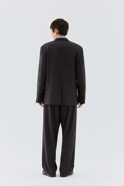 IM BRIAN OVERSIZED SUIT DOUBLE-BREASTED JACKET