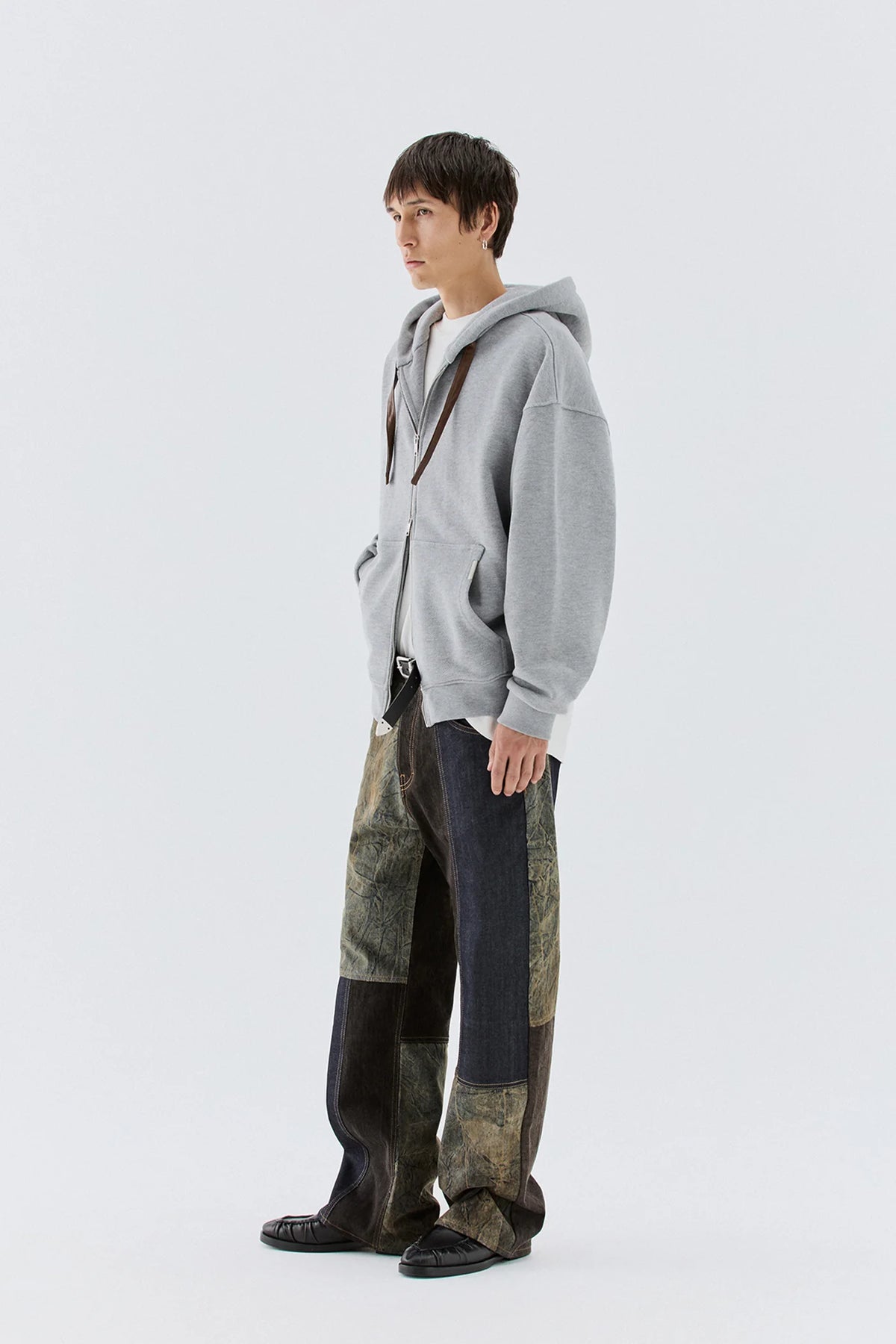 IM BRIAN BAGGY JEANS PATCHWORK