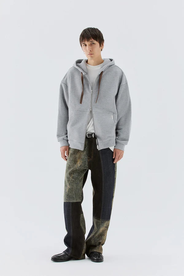 IM BRIAN BAGGY JEANS PATCHWORK