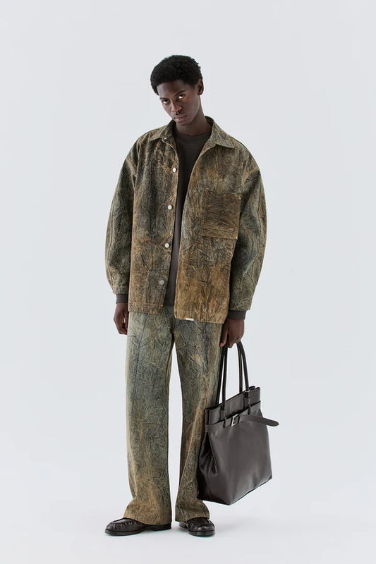 IM BRIAN BAGGY JEANS WITH A FADED EFFECT