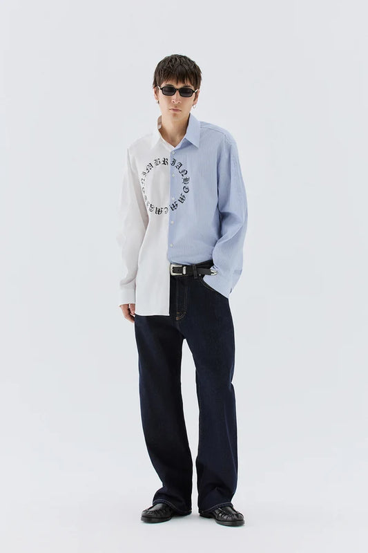 IM BRIAN WIDE-LEG RAW WASH JEANS