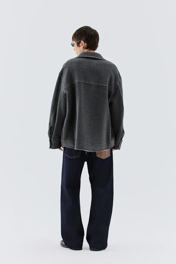 IM BRIAN WIDE-LEG RAW WASH JEANS