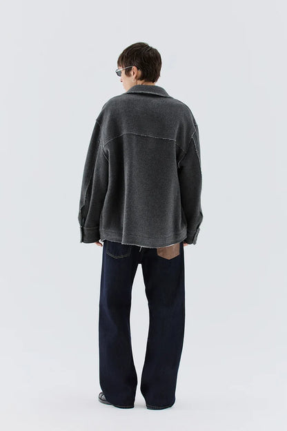 IM BRIAN WIDE-LEG RAW WASH JEANS