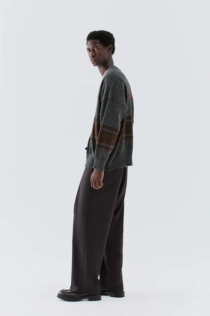 IM BRIAN PLEATED WIDE LEG SMART TROUSER