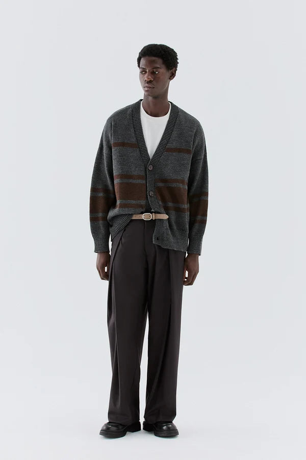 IM BRIAN PLEATED WIDE LEG SMART TROUSER